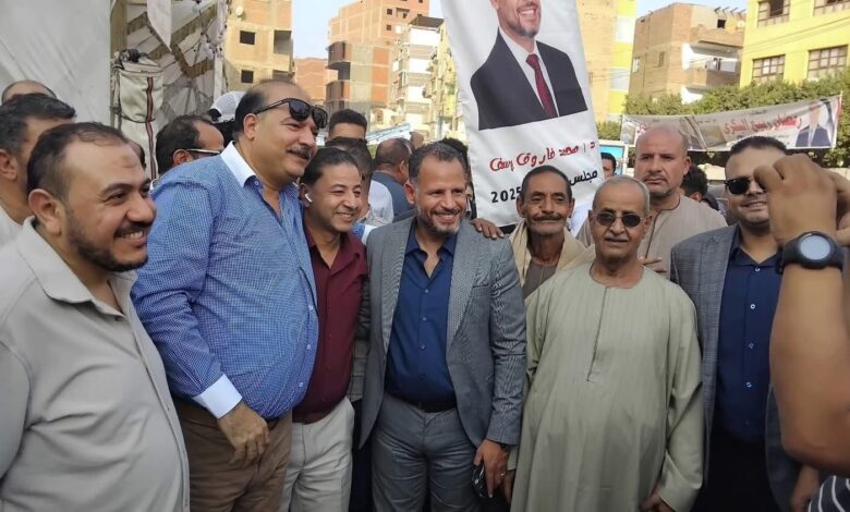 إقبال كبير على لجان الواسطى دعماً لمرشح حزب الجبهة الوطنية محمد فاروق