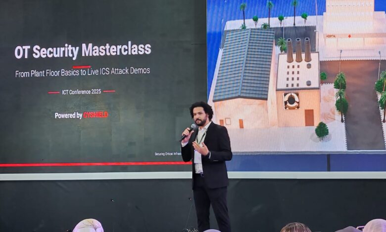 حلقة نقاشية لخبراء “سايشيلد” حول أخطر سيناريوهات الهجمات على أنظمة التحكم الصناعي في معرض Cairo ICT 2025 حلقة نقاشية لخبراء “سايشيلد” حول أخطر سيناريوهات الهجمات على أنظمة التحكم الصناعي في معرض Cairo ICT 2025