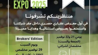 «عليوة جروب» تطلق أول معرض عقاري حصري داخل مقر الشركة بمصر الجديدة