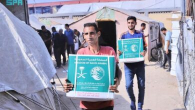 مركز الملك سلمان يواصل دعمه الإنساني لغزة ويوزع مساعدات غذائية لأكثر من 17 ألف طفل