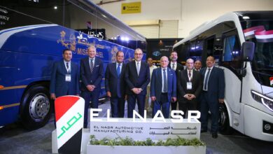“النصر للسيارات” تكشف عن الأتوبيس الكهربائي الجديد بمعرض النقل الذكي
