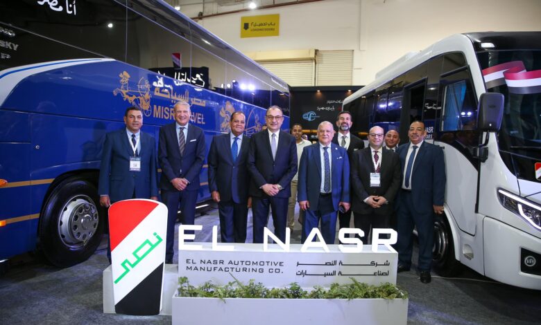“النصر للسيارات” تكشف عن الأتوبيس الكهربائي الجديد بمعرض النقل الذكي “النصر للسيارات” تكشف عن الأتوبيس الكهربائي الجديد بمعرض النقل الذكي