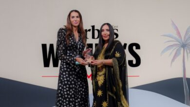 «فوربس الشرق الأوسط» تكرّم مي الجمال تقديرًا لريادتها وتعزيز مكانة العلامة التجارية لمجموعة إي إف چي القابضة