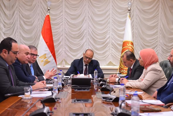 وزير العمل يبحث مع قيادات التأمينات الاجتماعية توسيع مظلة التأمين للعاملين