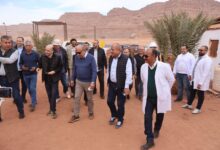 وزير الكهرباء يتفقد المركز الحقلي في أبو زنيمة لتعزيز استغلال الخامات الأرضية النادرة