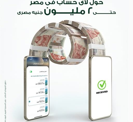 تطبيق البنك العربي الإفريقي يتيح تحويل فوري حتى 2 مليون جنيه يوميًا تطبيق البنك العربي الإفريقي يتيح تحويل فوري حتى 2 مليون جنيه يوميًا