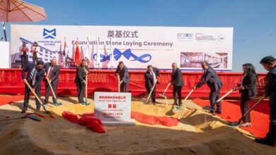 اقتصادية قناة السويس تشهد وضع حجر الأساس لمصنع شين مين للزجاج باستثمارات 70 مليون دولار