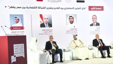 هيبة: المنتدى الاستثماري المصري القطري يعزز التعاون الاقتصادي بين البلدين هيبة: المنتدى الاستثماري المصري القطري يعزز التعاون الاقتصادي بين البلدين