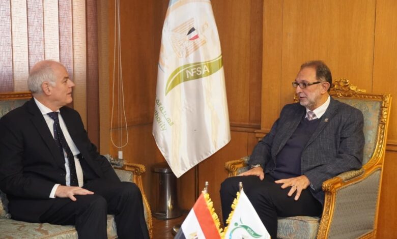 رئيس سلامة الغذاء يستقبل السفير الأسترالي بالقاهرة لتعزيز التعاون المشترك