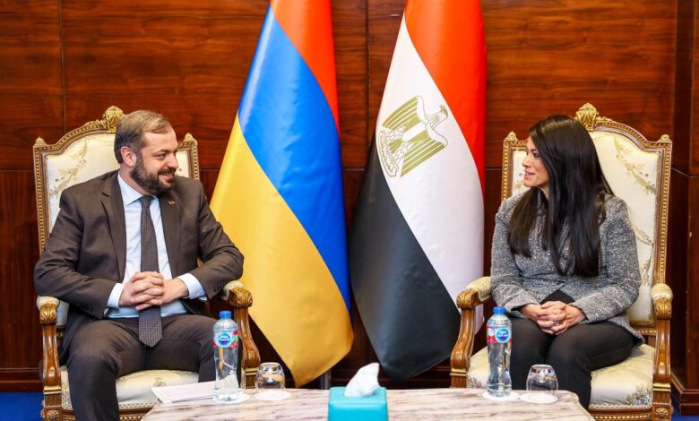 وزيرة التخطيط تبحث مع نظيرها الأرميني مستقبل الشراكة الاقتصادية وزيادة التبادل التجاري والاستثمارات المشتركة