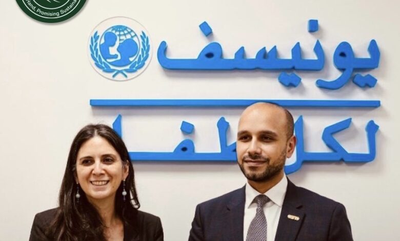 حماة الأرض واليونيسف تبحثان سبل تمكين الشباب وتعزيز العمل المناخي في مصر حماة الأرض واليونيسف تبحثان سبل تمكين الشباب وتعزيز العمل المناخي في مصر