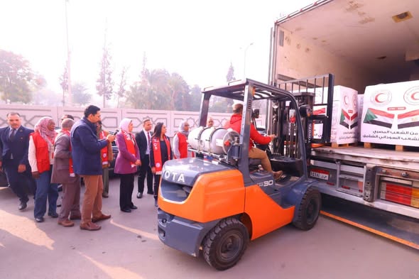 “التضامن” تطلق قافلة مساعدات إنسانية لدعم الأشقاء في السودان