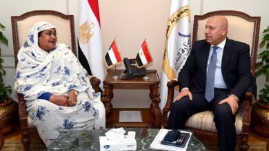 كامل الوزير يبحث مع وزيرة الصناعة السودانية تعزيز التعاون في الثروة الحيوانية والجلود والصناعات الدوائية