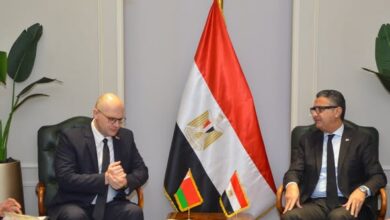 وزير التموين: التعاون مع بيلاروسيا لتعزيز المخزون الاستراتيجي وتطوير الصناعات الغذائية وزير التموين: التعاون مع بيلاروسيا لتعزيز المخزون الاستراتيجي وتطوير الصناعات الغذائية