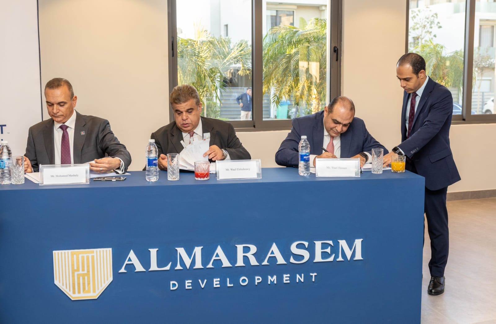 قطاع المعاملات الإسلامية بالبنك الزراعي المصري يشارك في منح تمويل لشركة المراسم للتطوير العمراني