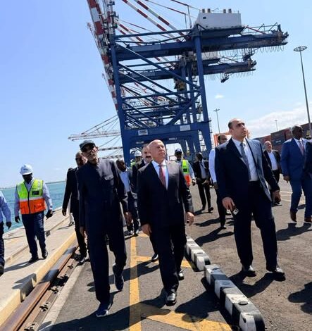 من جيبوتي.. وزير الصناعة والنقل يشهد توقيع عددًا من الاتفاقيات الهامة لتعزيز التعاون في الموانئ والطاقة من جيبوتي.. وزير الصناعة والنقل يشهد توقيع عددًا من الاتفاقيات الهامة لتعزيز التعاون في الموانئ والطاقة