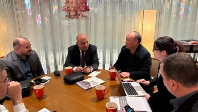 وزير الكهرباء يبحث مع مجموعة شركات ” إنكورا” و”جوتيانج ” و”هونغجى” توطين صناعة المهمات الكهربائية