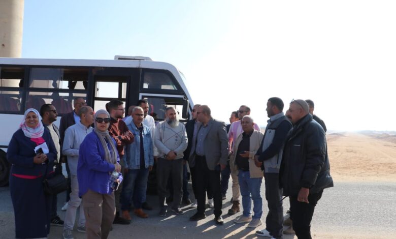 محمد عبدالله يتفقد محطة المعالجة الغربية والمنطقة الصناعية 270 فدانًا بأكتوبر ويوجه بسرعة إنهاء الأعمال محمد عبدالله يتفقد محطة المعالجة الغربية والمنطقة الصناعية 270 فدانًا بأكتوبر ويوجه بسرعة إنهاء الأعمال