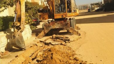 جهاز مدينة 6 أكتوبر ينفذ حملة أمنية كبرى للتحفظ على معدات مخالفة