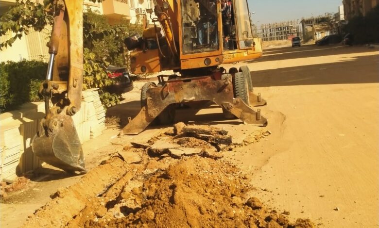 جهاز مدينة 6 أكتوبر ينفذ حملة أمنية كبرى للتحفظ على معدات مخالفة