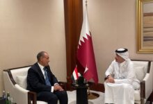 وزير الخارجية يبحث مع رئيس الوزراء القطري سبل دعم السلام في غزة