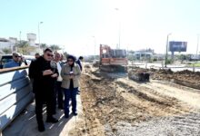 الشربيني يتفقد تطوير طريق الريفيرا الجديد بالشيخ زايد