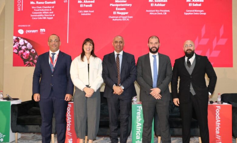 أحمد السباعي: الشراكة بين الحكومة والقطاع الخاص والبنوك بوابة مصر لتعزيز صادراتها الغذائية إلى أفريقيا أحمد السباعي: الشراكة بين الحكومة والقطاع الخاص والبنوك بوابة مصر لتعزيز صادراتها الغذائية إلى أفريقيا