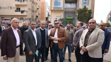 شريف الشربيني يلتقي الأهالي بمشروع وحدات الموظفين بمدينة بدر ويستعرض أعمال البنية التحتية