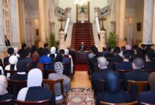 وزير الخارجية يستقبل طلبة كلية السياسة والاقتصاد بجامعة بني سويف