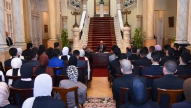 وزير الخارجية يستقبل طلبة كلية السياسة والاقتصاد بجامعة بني سويف وزير الخارجية يستقبل طلبة كلية السياسة والاقتصاد بجامعة بني سويف