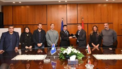 وزير الشباب والرياضة يزور نادي هليوبوليس لتهنئة المجلس الجديد