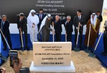 وضع حجر أساس مجمع “أتوم سولار” للألواح الشمسية باستثمارات 210 ملايين دولار 