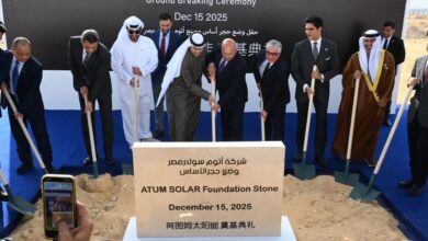 وضع حجر أساس مجمع “أتوم سولار” للألواح الشمسية باستثمارات 210 ملايين دولار وضع حجر أساس مجمع “أتوم سولار” للألواح الشمسية باستثمارات 210 ملايين دولار