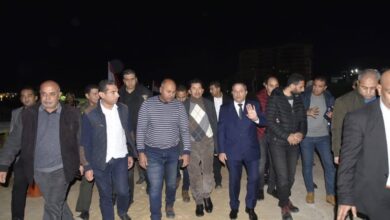 وزير الشباب ومحافظ بورسعيد يتفقدان استاد النادي المصري الجديد قبل الافتتاح الرسمي