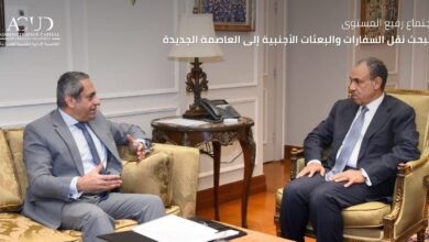 وزير الخارجية يبحث مع خالد عباس إجراءات نقل السفارات والبعثات الأجنبية إلى العاصمة الجديدة