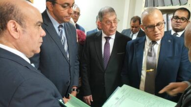 افتتاح مجمع الشهر العقاري والتوثيق بقنا