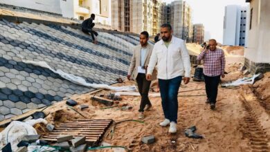 المهندس محمود مراد يتفقد المشروعات والخدمات بالعبور الجديدة لضمان الالتزام بالمواعيد والجودة