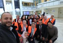 بالصور.. البنك الأهلي المصري يزرع البهجة في قلوب الأطفال والمرضى بمستشفى أهل مصر وجمعية واحة نور الحياة