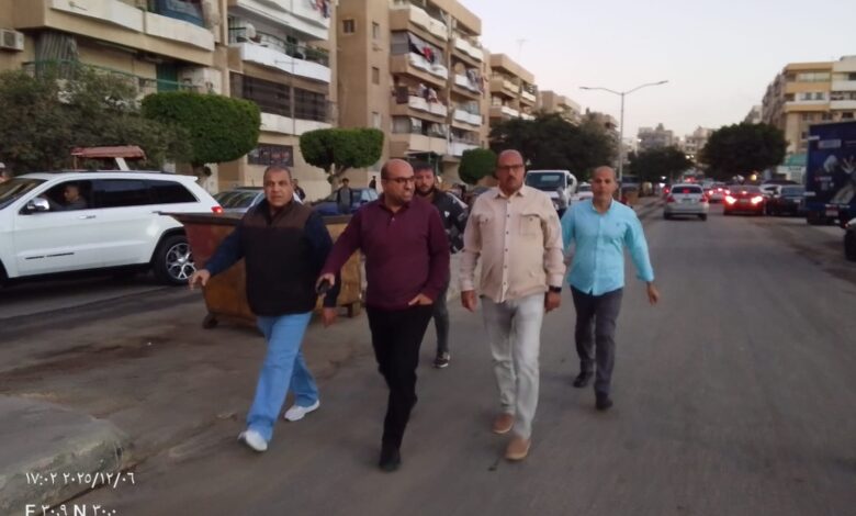حملات مكثفة لرفع كفاءة النظافة في 6 أكتوبر.. ورئيس الجهاز يتابع ميدانيًا إجراءات التطوير حملات مكثفة لرفع كفاءة النظافة في 6 أكتوبر.. ورئيس الجهاز يتابع ميدانيًا إجراءات التطوير