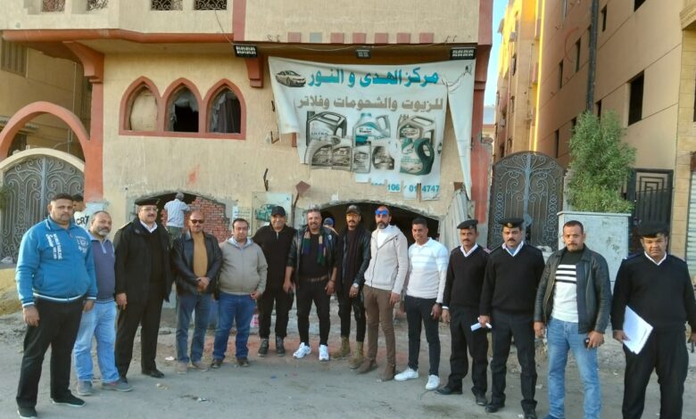 محمد عبدالله يقود حملة موسعة لإزالة المخالفات بالحيين الرابع والخامس بمدينة 6 أكتوبر