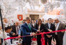 بالصور.. بنك التعمير والإسكان يفتتح مبنى جديدًا لرياض الأطفال بمدرسة النور للمكفوفين في الفيوم