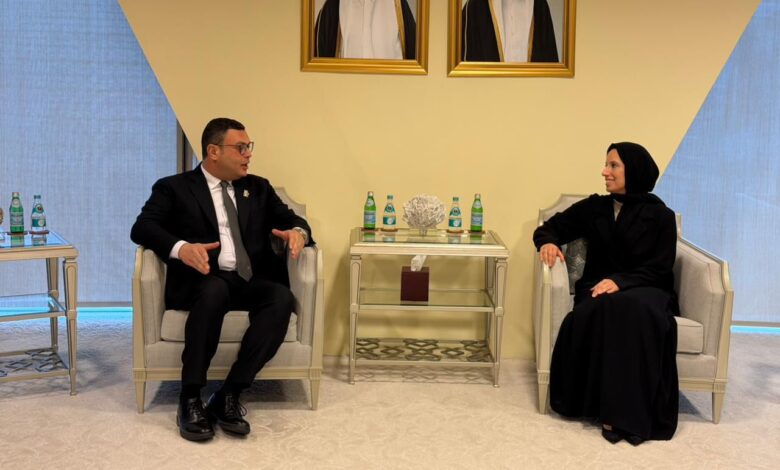 الشربيني يبحث مع وزيرة التنمية الاجتماعية القطرية تعزيز التعاون في التنمية العمرانية الشربيني يبحث مع وزيرة التنمية الاجتماعية القطرية تعزيز التعاون في التنمية العمرانية