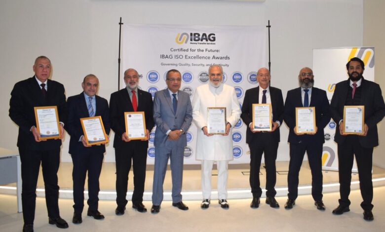 «أيباج» تحصد 7 شهادات أيزو دولية لتعزيز الجودة وأمن المعلومات واستمرارية الأعمال
