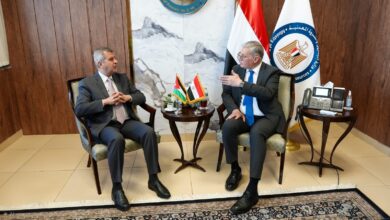 مصر والأردن تبحثان توسيع التعاون في البترول والغاز الطبيعي والتعدين مصر والأردن تبحثان توسيع التعاون في البترول والغاز الطبيعي والتعدين