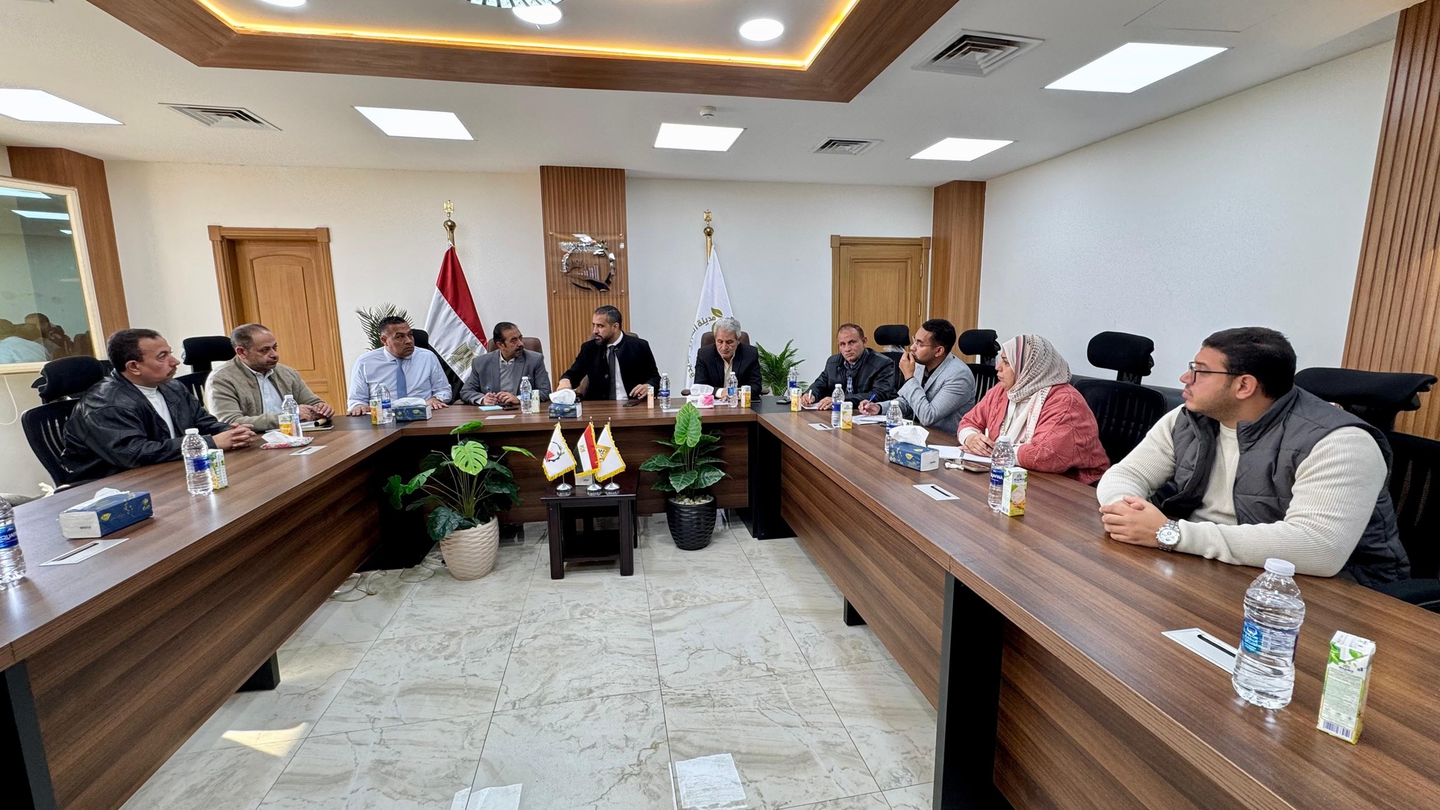 العبور الجديدة: متابعة دورية لمشروعات البنية التحتية وخطط تسليم الأراضي ضمن ملف التقنين 