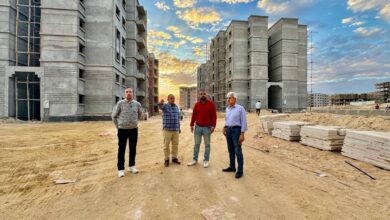 رئيس جهاز العبور الجديدة يتفقد مشروعات الحديقة المركزية والإسكان الأخضر