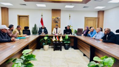 رئيس مدينة العبور الجديدة يعقد اجتماعات موسعة لتطوير المنظومة العقارية والخدمية