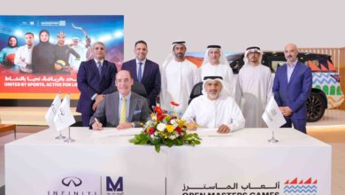 «المسعود للسيارات – إنفينيتي» شريكًا رسميًا للسيارات في ألعاب الماسترز أبوظبي 2026 «المسعود للسيارات – إنفينيتي» شريكًا رسميًا للسيارات في ألعاب الماسترز أبوظبي 2026
