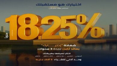 بنك التنمية الصناعية يطرح شهادة “اختيارك” بعائد 18.25% بنك التنمية الصناعية يطرح شهادة “اختيارك” بعائد 18.25%