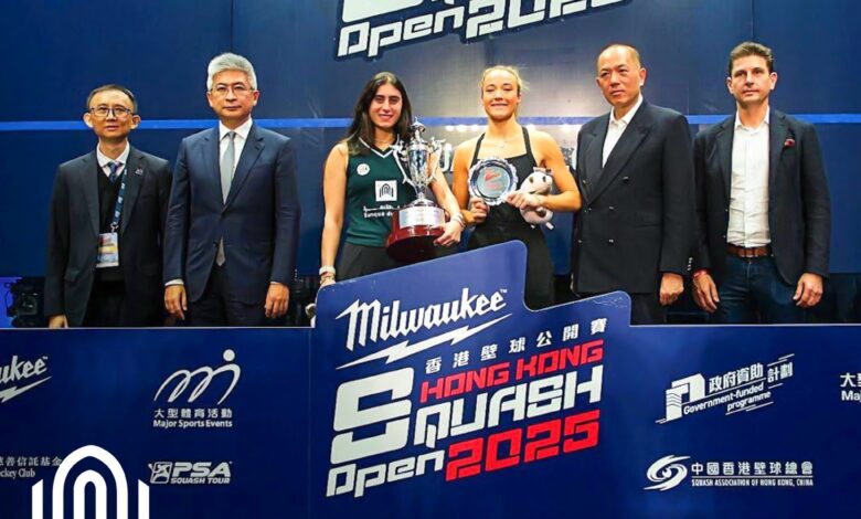 بنك القاهرة يهنئ نور الشربيني لتتويجها ببطولة Milwaukee Hong Kong Squash Open 2025 بنك القاهرة يهنئ نور الشربيني لتتويجها ببطولة Milwaukee Hong Kong Squash Open 2025